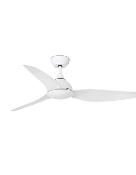 Ventilador de techo blanco con motor DC sin luz SMART Sioux - Faro