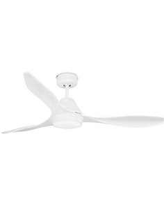 Ventilador de techo blanco con luz LED SMART Polaris - Faro