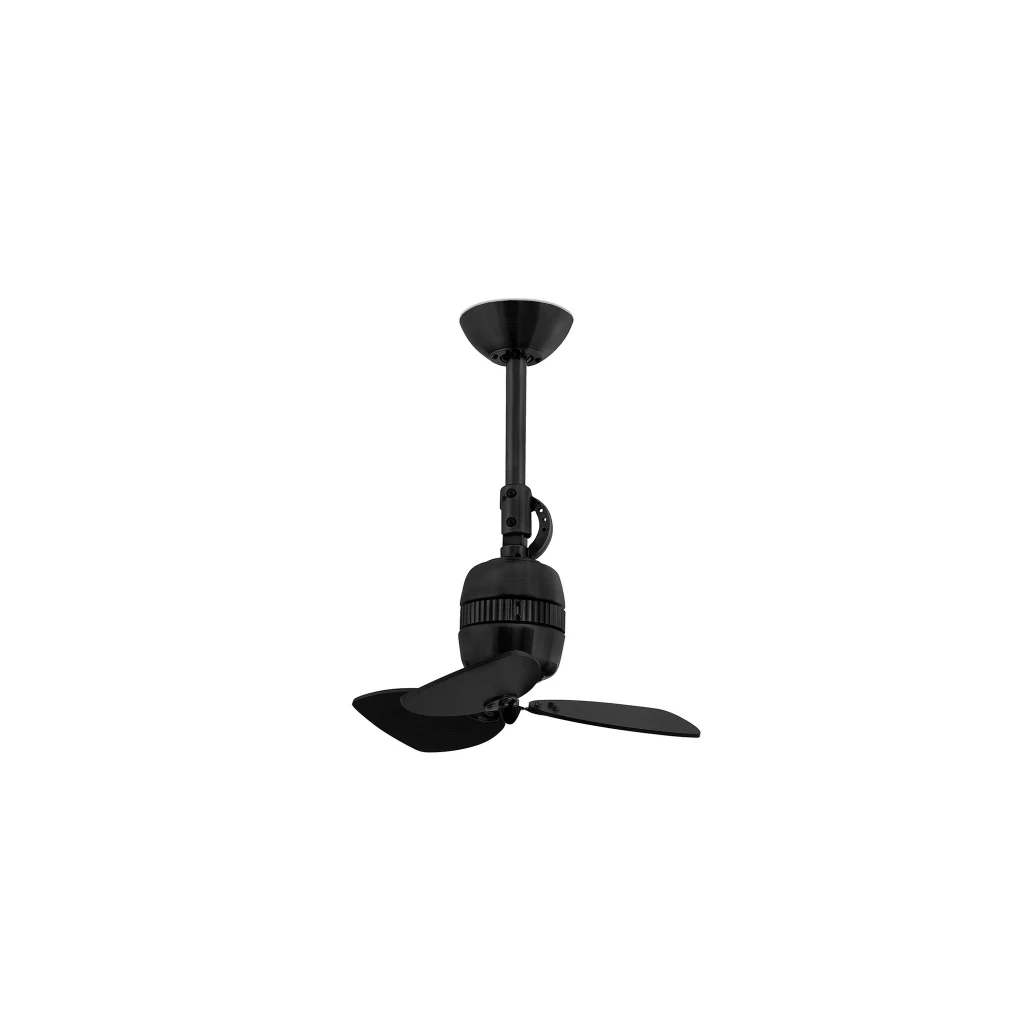 Ventilador de techo negro sin luz 46 cm de diámetro Vedra - Faro