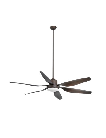 Ventilador de techo marrón con motor DC Tilos - Faro