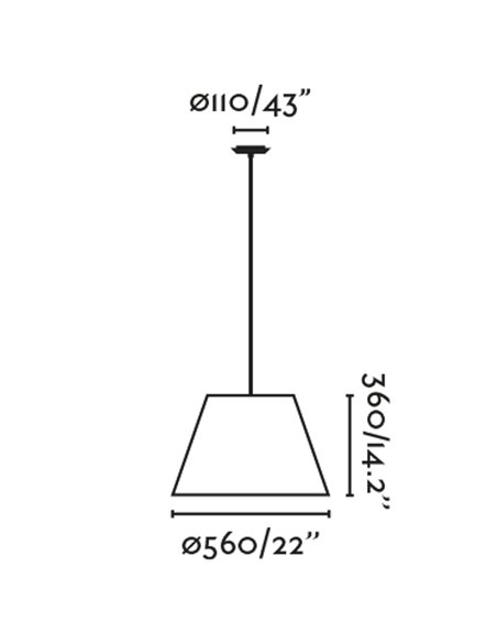 Lámpara colgante portátil Sumba - Faro