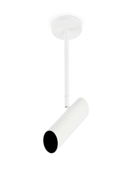 Foco de techo Link – Faro – Orientable, blanco/negro