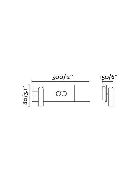 Aplique de pared Magos – Faro – Atenuable, LED 2700K