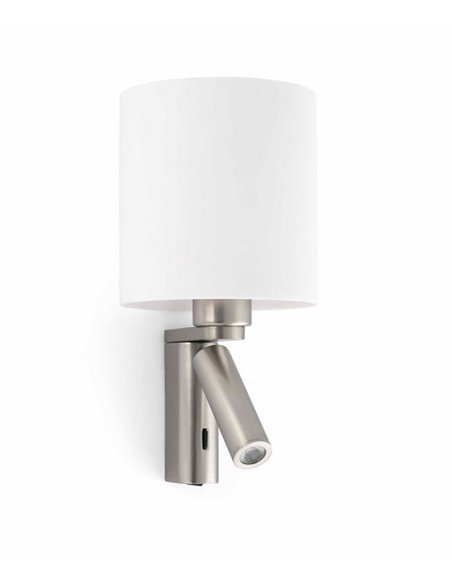 Lámpara de pared Rob – Faro – Con lector LED, Pantalla PMMA
