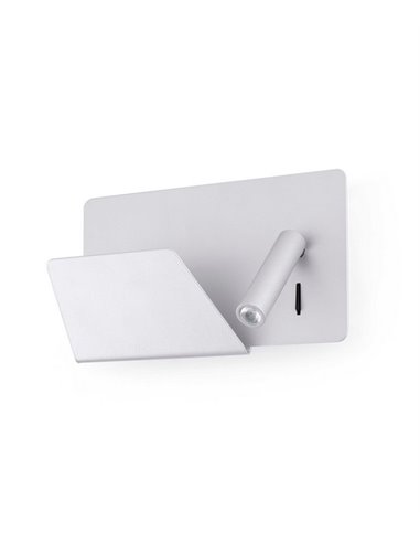 Aplique de pared Suau – Faro – Izquierdo, Lector LED 3000K