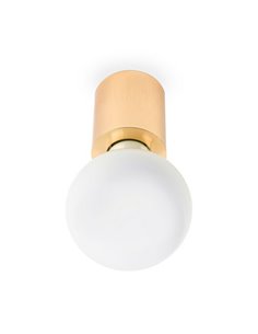 Aplique de pared Ten – Faro – Bombilla decorativa, E27, 7 cm