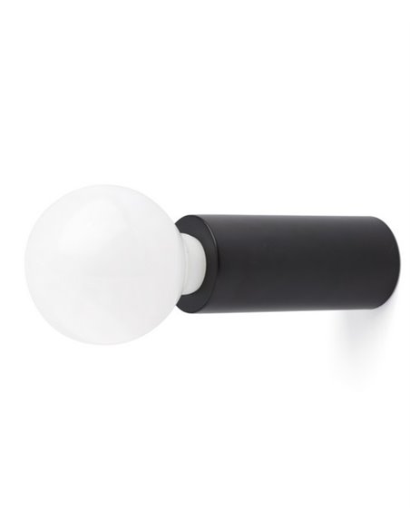 Aplique de pared Ten – Faro – Bombilla decorativa, E27, 14 cm