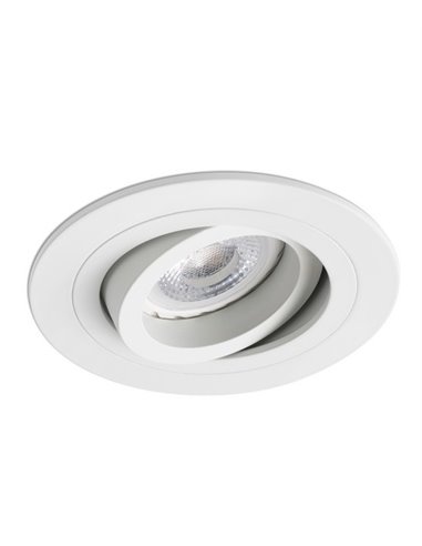 Lámpara empotrable Downlight Radón – Faro – Lámpara redonda, GU10,  Ø 9.2 cm