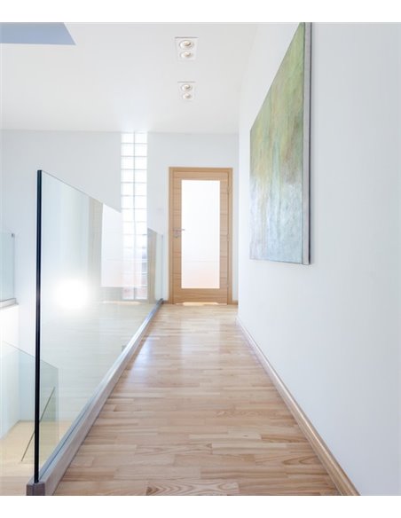 Foco de techo Downlight Argón – Faro – Downlight 2 luces, GU10, 23.2 cm 