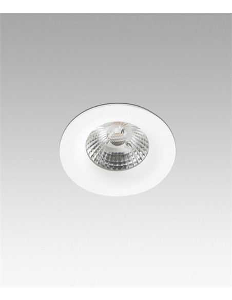 Downlight empotrable Nais – Faro – Lámpara redonda LED 2700K, Ø 7 cm