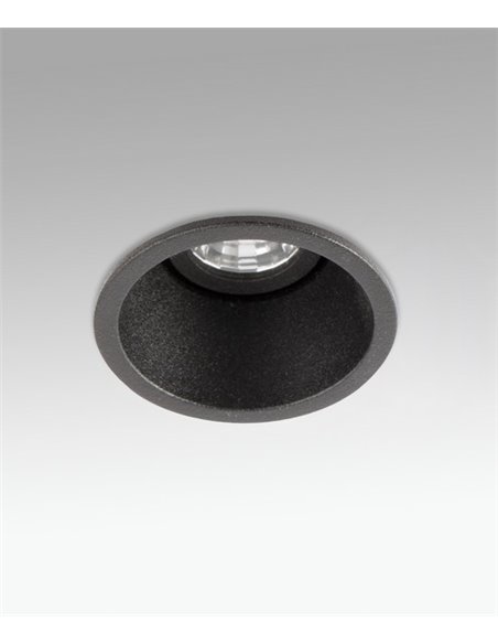 Foco de techo empotrable – Faro – Downlight LED 2700K, Ø 5 cm