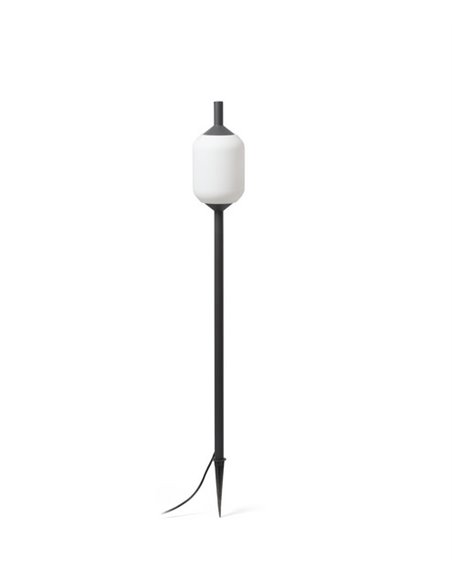 Lámpara estaca de exterior Saigon – Faro – Pantalla R17 blanco