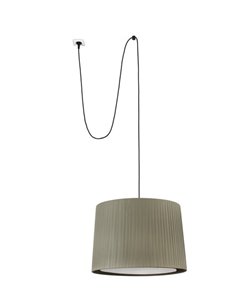 Lámpara colgante con clavija Samba – Faro – Cable 5m, Pantalla textil 2
