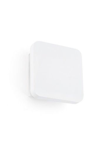 Aplique de pared Elsa – Faro – Lámpara de yeso blanco, LED 3000K