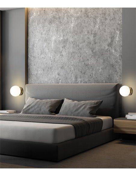 Aplique de pared Parma – ACB – Lámpara bola, IP44