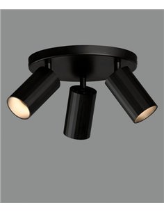 Plafón de techo Modrian – ACB – 3 Focos orientables, GU10