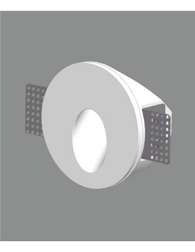 Foco empotrable de pared trimless Thriller – ACB – LED 3000K, Ø 10 cm