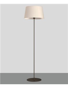 Lámpara de pie Stilo – ACB – Negra, Pantalla blanca, 150 cm 2
