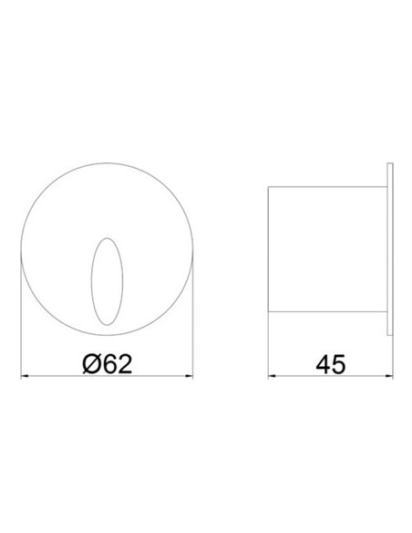 Foco empotrable de exterior Orion – ACB – Lámpara antracita, LED 3000K, 6.2 cm