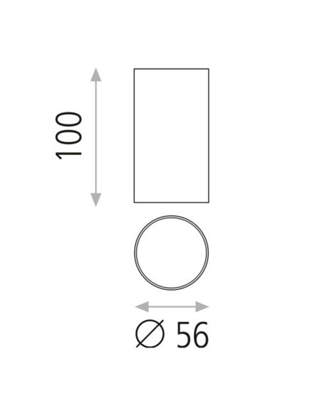 Plafón de techo Zoom – ACB – 1xGU10