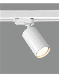 Foco de carril de techo Modrian – ACB – Carril Trifásico, Lámpara orientable, GU10