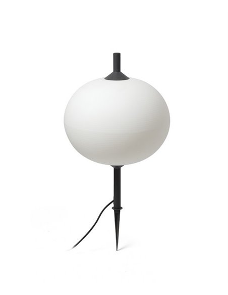 Lámpara estaca de exterior Saigon – Faro – Pantalla R45 blanco