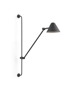 Aplique de pared Arm – Novolux Exo – Lámpara de lectura, con brazo orientable, Metal negro 2