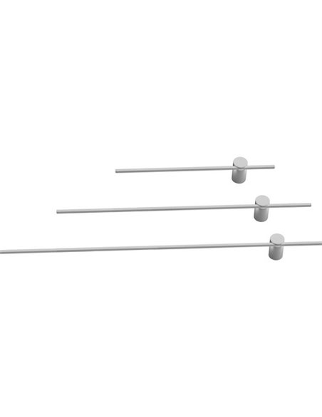 Aplique de pared Tobago – Mantra – Lámpara orientable, blanco-negro