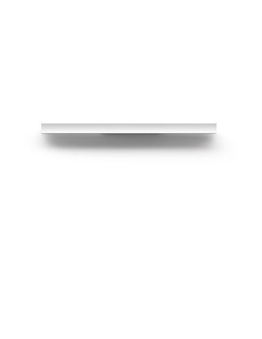 Aplique de pared Hanok – Mantra – Lámpara LED 3000K-4000K, 120 cm, Metal negro-blanco