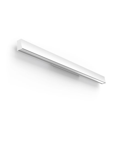 Aplique de pared Hanok – Mantra – Lámpara LED 3000K-4000K, 120 cm, Metal negro-blanco