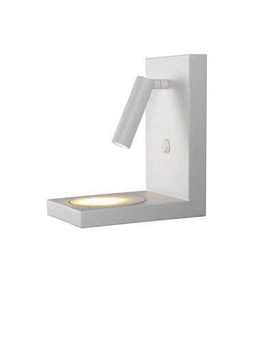 Aplique de pared de lectura Zanzibar – Mantra – Lámpara de dormitorio LED, Cargador de inducción