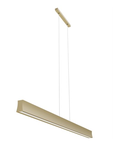 Colgante de techo Hanok – Mantra – Lámpara de oficina arena, LED 3000K, 110º