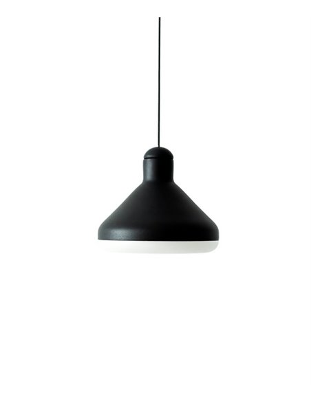 Colgante de techo regleta Antares – Mantra – Lámpara colgante negra con 3 luces LED 3000K