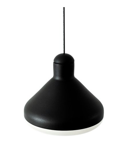 Colgante de techo regleta Antares – Mantra – Lámpara colgante negra con 3 luces LED 3000K