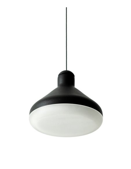 Colgante de techo regleta Antares – Mantra – Lámpara colgante negra con 3 luces LED 3000K