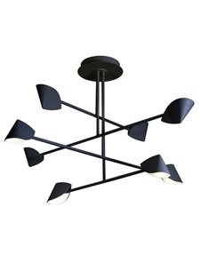 Lámpara colgante Capuccina – Mantra – Lámpara de techo decorativa LED 3000K, negra/blanca 2