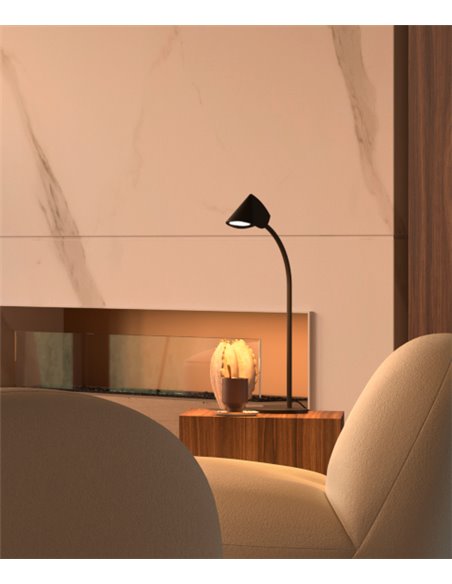 Lámpara de mesa Capuccina – Mantra – Lámpara LED 3000K, 44-56 cm