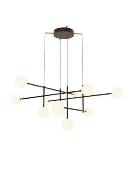 Lámpara colgante Cellar – Mantra – Lámpara de techo tipo bola, G4,11 luces
