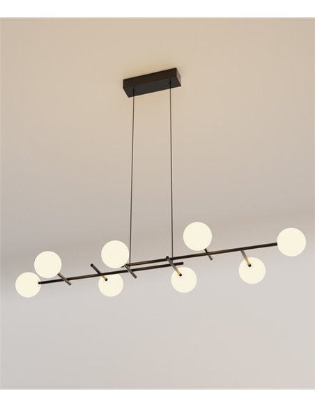 Lámpara colgante Cellar – Mantra – Lámpara de techo tipo bola, G4, 8 luces