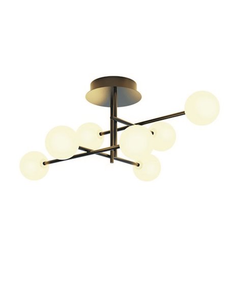Plafón de techo Cellar – Mantra – Lámpara de techo bola, 7 luces, G4