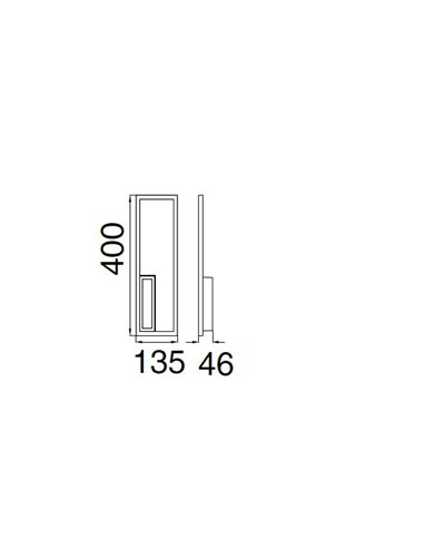 Aplique de pared Boutique – Mantra – Lámpara de pared minimalista LED 3000K, regulable