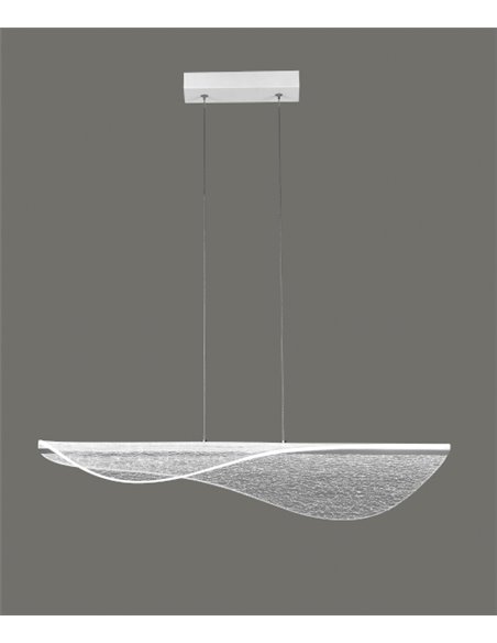 Colgante de techo Bianca – Mantra – Lámpara de techo blanca, LED 3000K