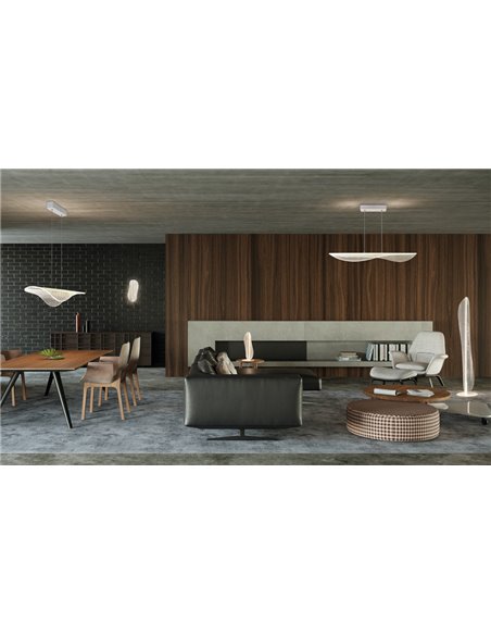 Colgante de techo Bianca – Mantra – Lámpara de techo blanca, LED 3000K