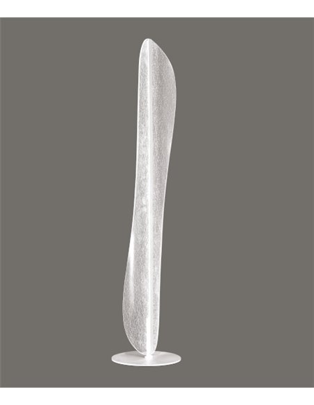 Lámpara de pie Bianca – Mantra – Pie de salón decorativo blanco, LED 3000K