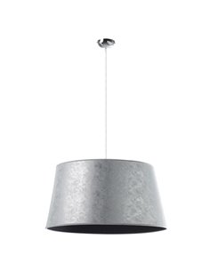 Pendant lamp with gold/silver synthetic fiber - Selma - Exo - Novolux 2