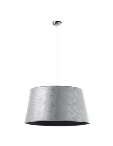 Pendant lamp with gold/silver synthetic fiber - Selma - Exo - Novolux
