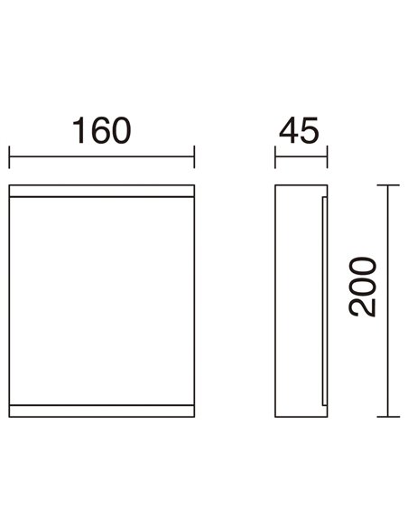 Aplique de pared 3000K Cella - Novolux Lighting