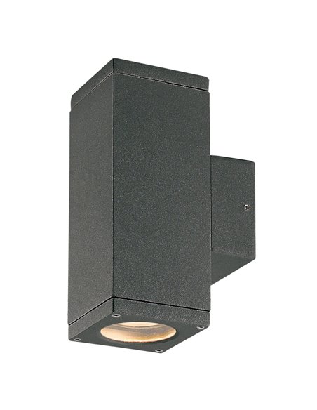Aplique de pared Cub - Novolux Dopo - Lámpara de pared de exterior, Doble emisión luz, Gu¡U10