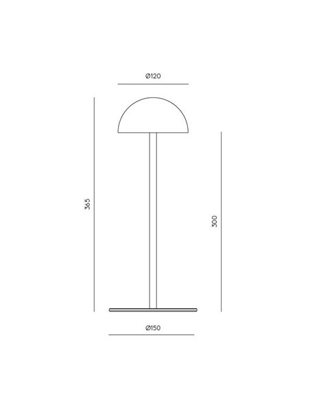 Lámpara de mesa Dussa – Aromas – Lámpara de mármol en 2 acabados, LED 27000K
