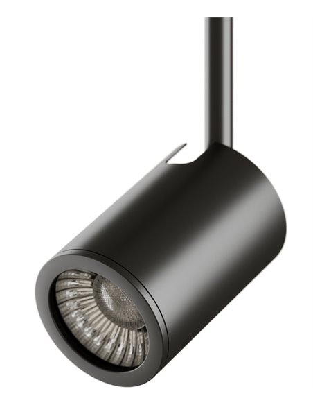 Proyector de techo Noon – Aromas – Lámpara de techo negra, GU10 LED 3000K, Regulable Triac
